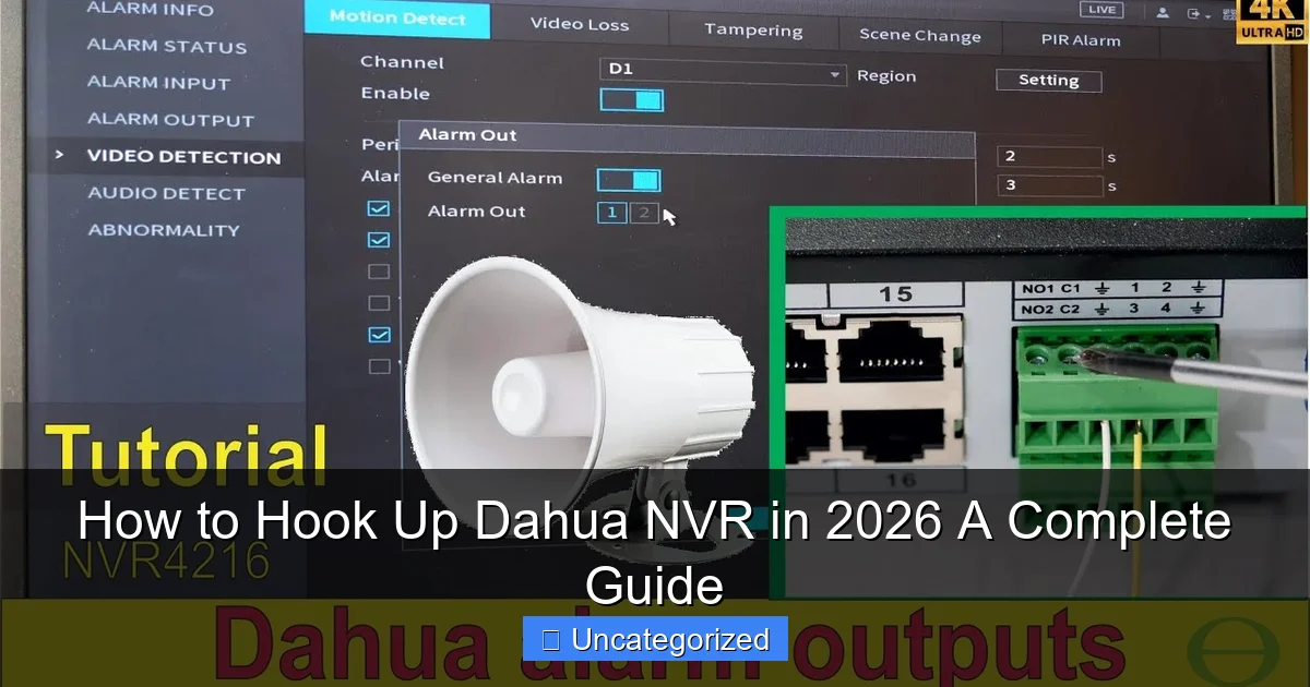 How to Hook Up Dahua NVR in 2026 A Complete Guide