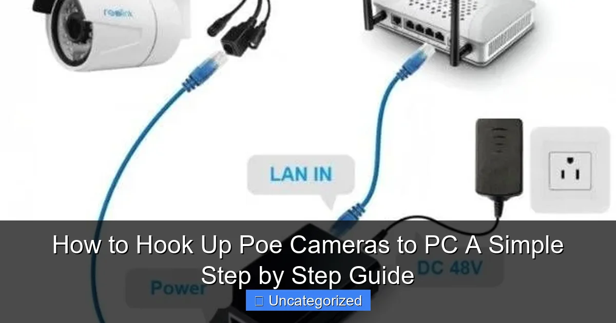How to Hook Up Poe Cameras to PC A Simple Step by Step Guide