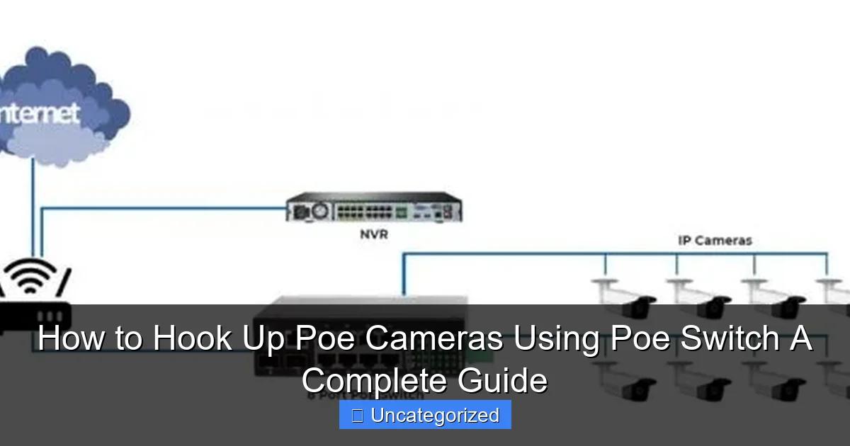 How to Hook Up Poe Cameras Using Poe Switch A Complete Guide