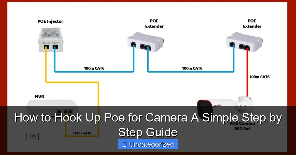 How to Hook Up Poe for Camera A Simple Step by Step Guide