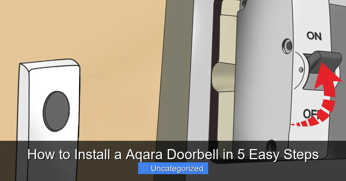 How to Install a Aqara Doorbell in 5 Easy Steps