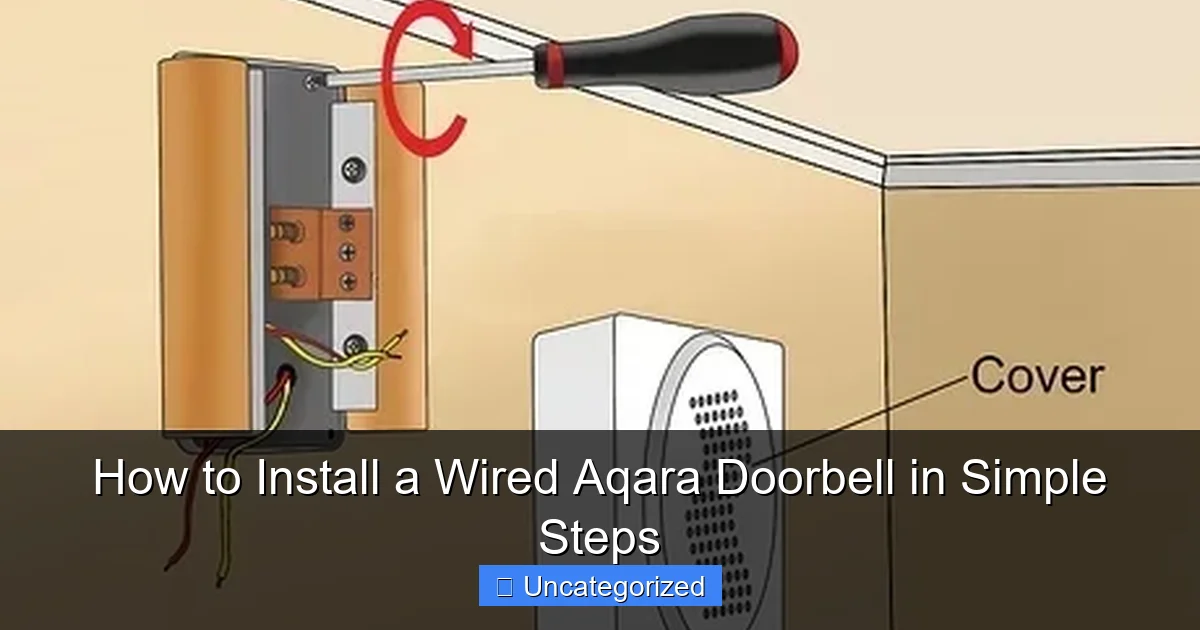 How to Install a Wired Aqara Doorbell in Simple Steps
