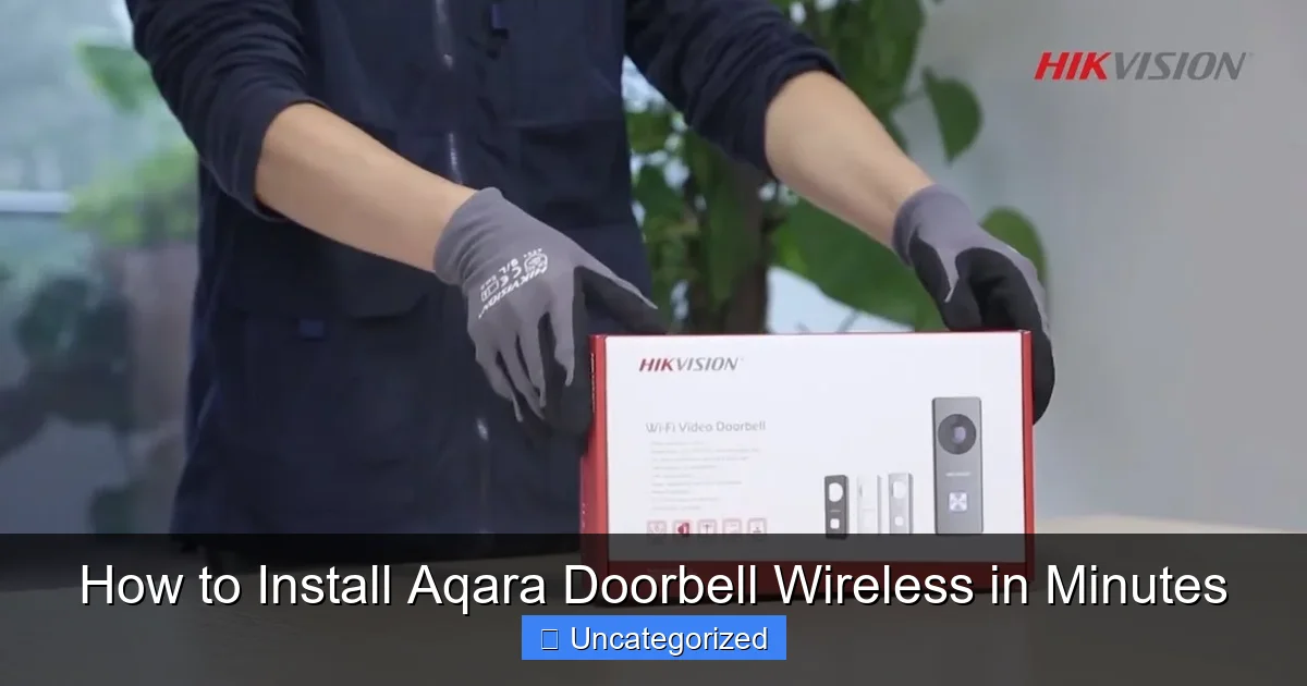 How to Install Aqara Doorbell Wireless in Minutes