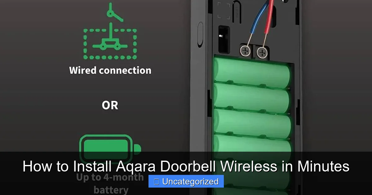 How to Install Aqara Doorbell Wireless in Minutes