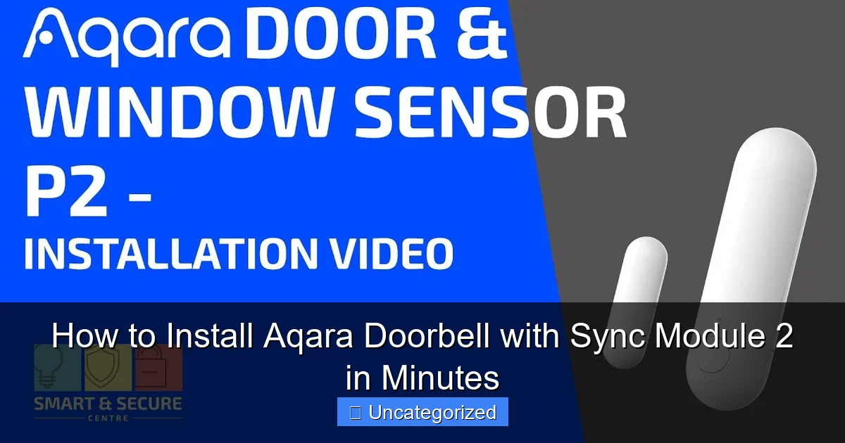 How to Install Aqara Doorbell with Sync Module 2 in Minutes