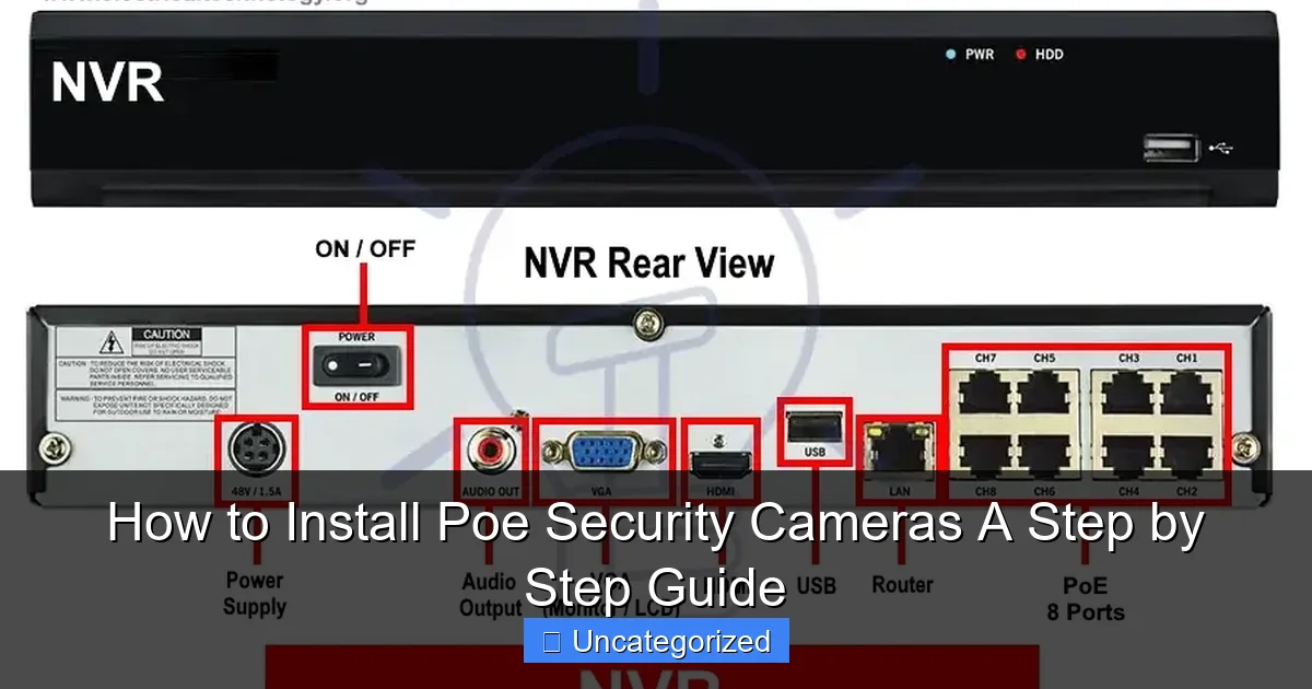 How to Install Poe Security Cameras A Step by Step Guide