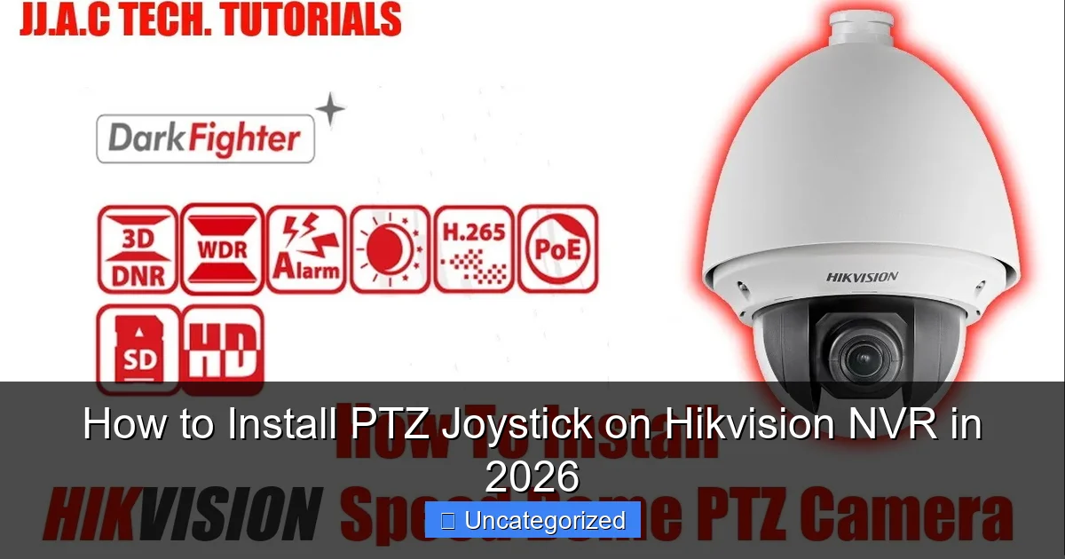 How to Install PTZ Joystick on Hikvision NVR in 2026