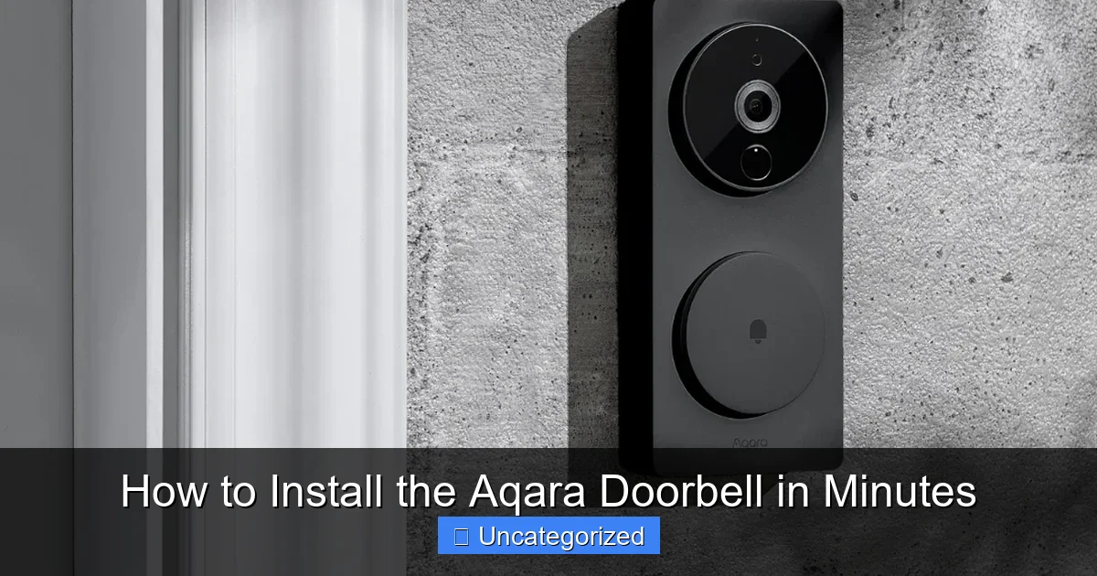 How to Install the Aqara Doorbell in Minutes