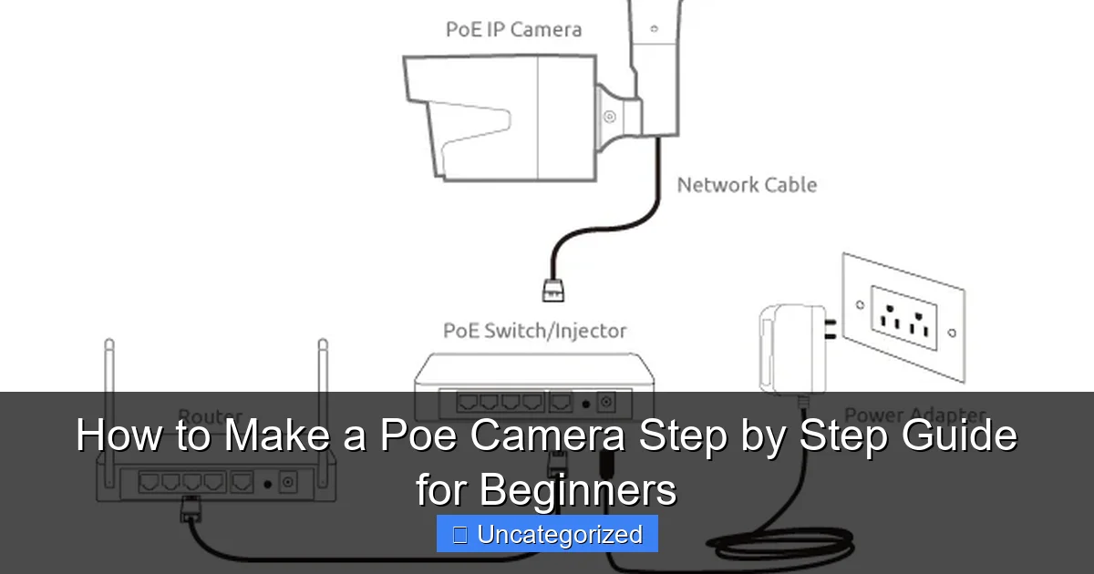 How to Make a Poe Camera Step by Step Guide for Beginners