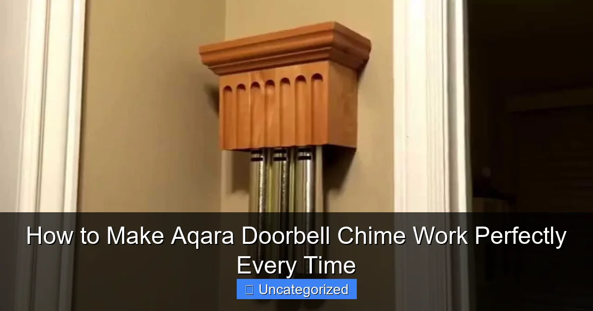 How to Make Aqara Doorbell Chime Work Perfectly Every Time