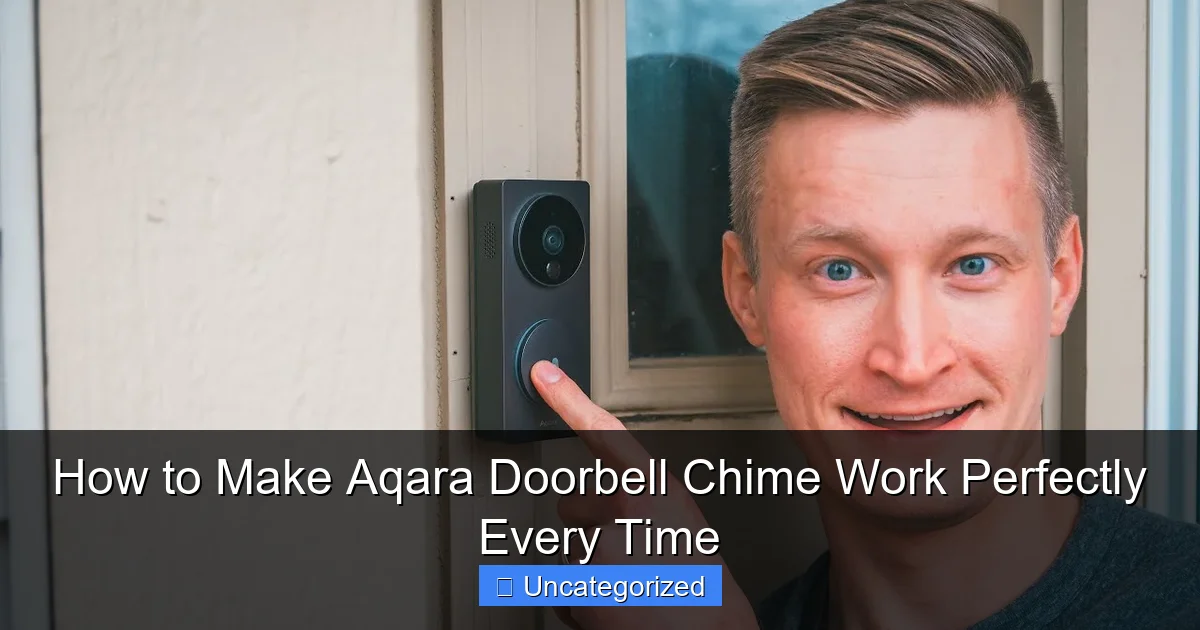 How to Make Aqara Doorbell Chime Work Perfectly Every Time