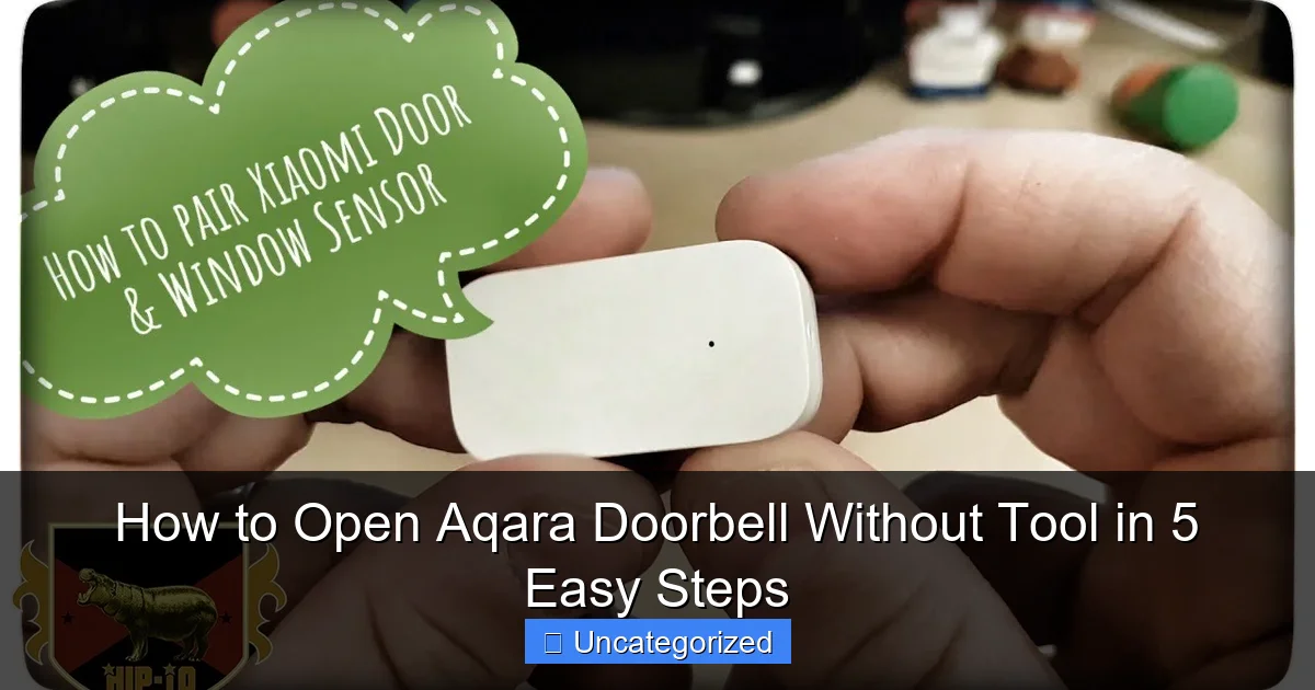 How to Open Aqara Doorbell Without Tool in 5 Easy Steps