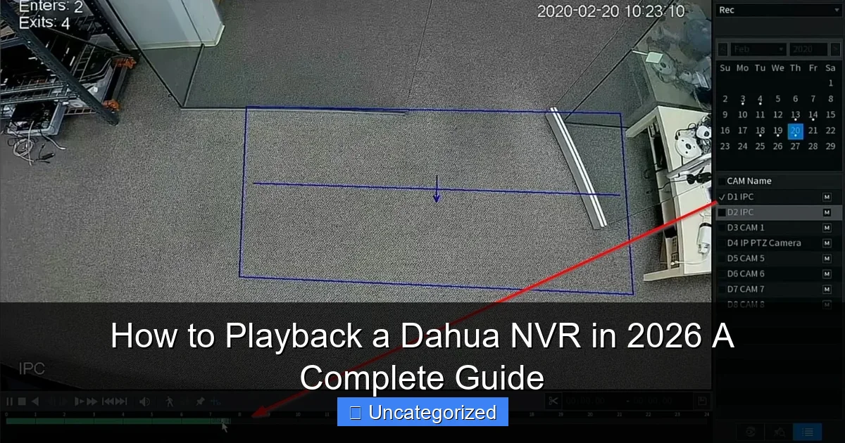 How to Playback a Dahua NVR in 2026 A Complete Guide