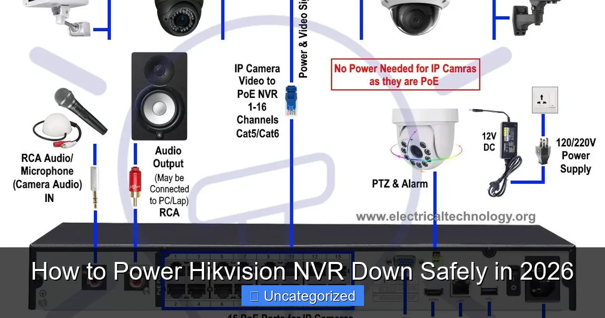 How to Power Hikvision NVR Down Safely in 2026