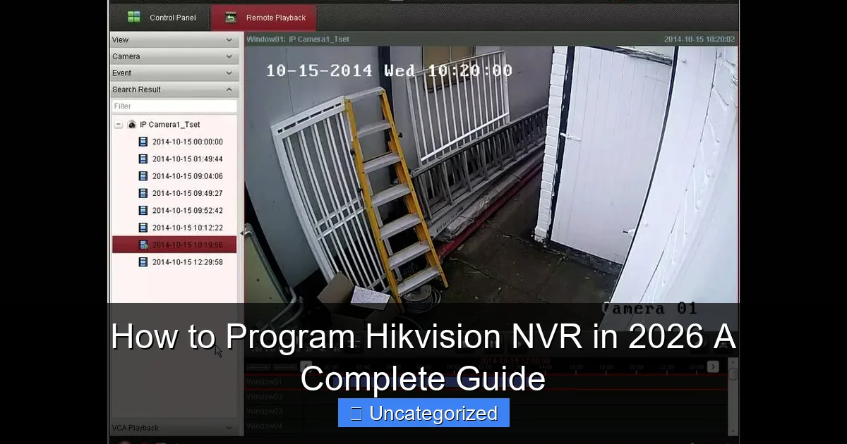 How to Program Hikvision NVR in 2026 A Complete Guide