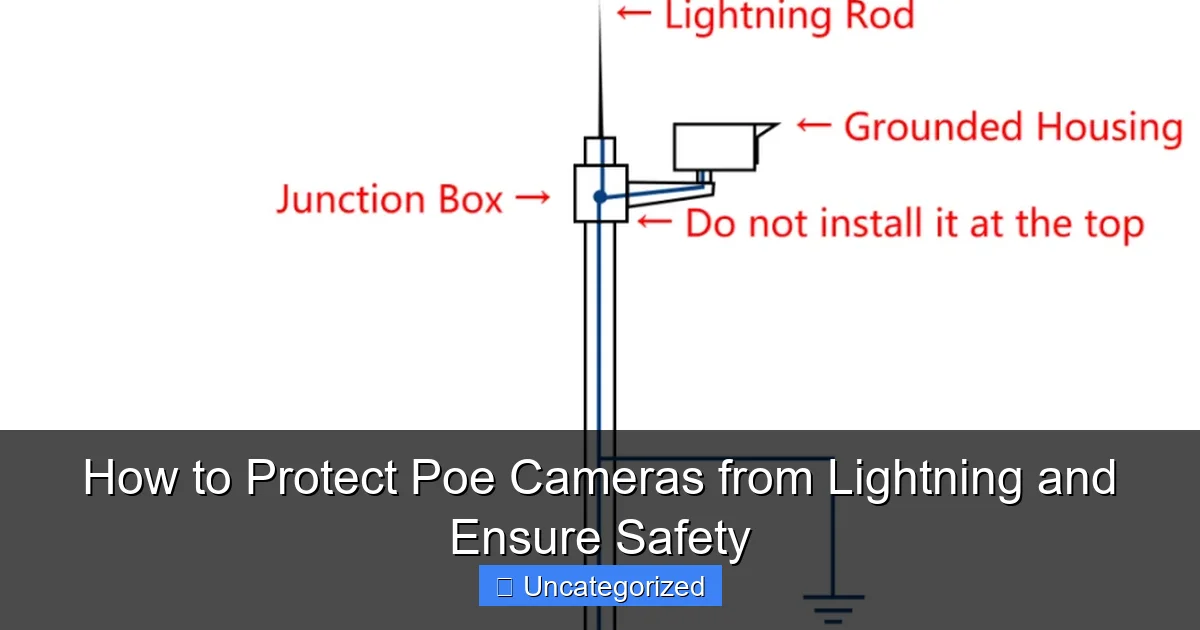 How to Protect Poe Cameras from Lightning and Ensure Safety