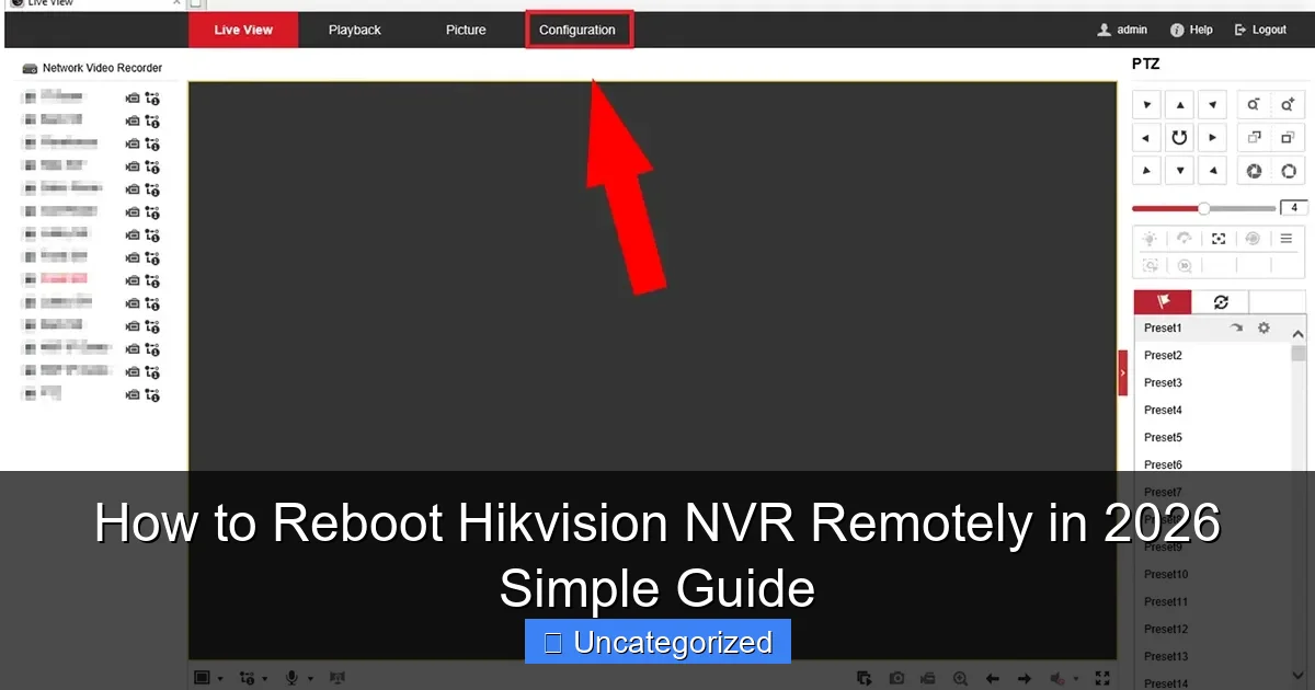 How to Reboot Hikvision NVR Remotely in 2026 Simple Guide