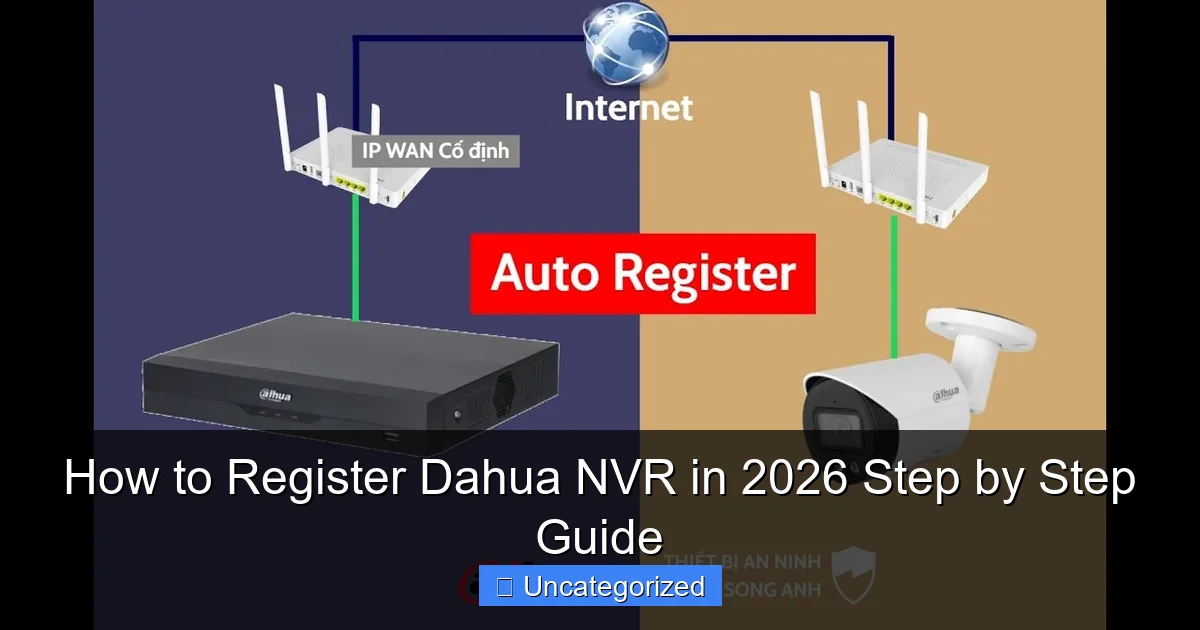 How to Register Dahua NVR in 2026 Step by Step Guide