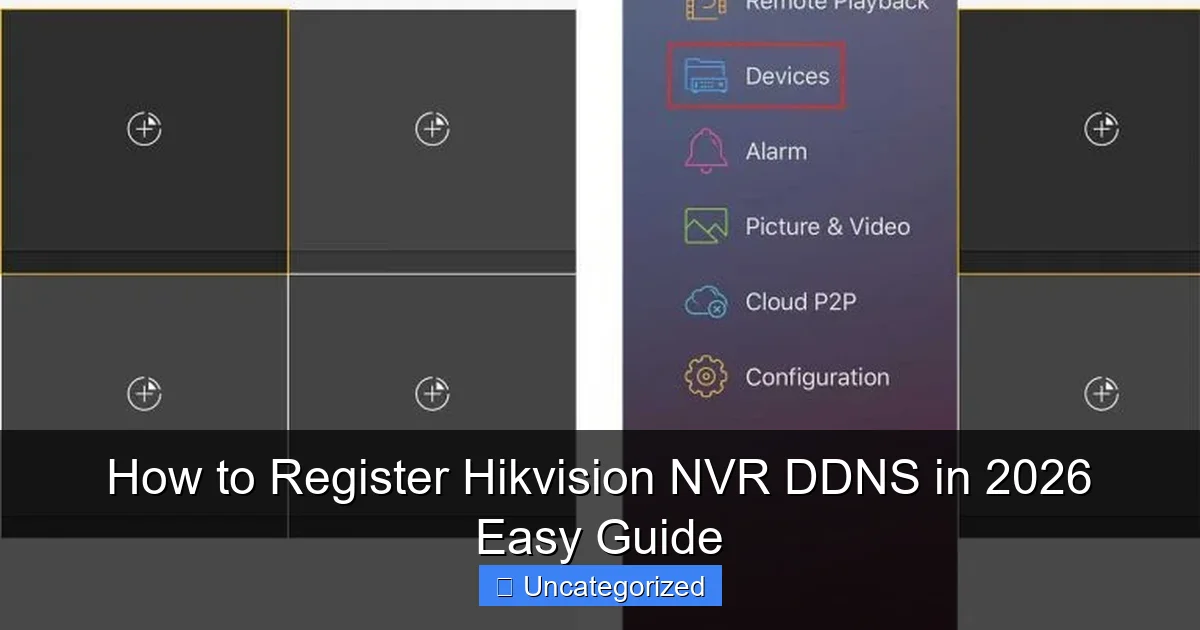 How to Register Hikvision NVR DDNS in 2026 Easy Guide