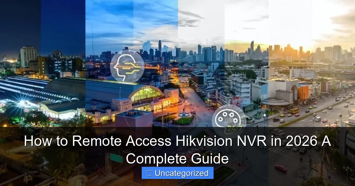 How to Remote Access Hikvision NVR in 2026 A Complete Guide