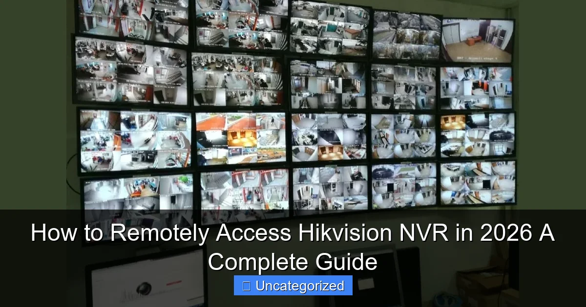 How to Remotely Access Hikvision NVR in 2026 A Complete Guide