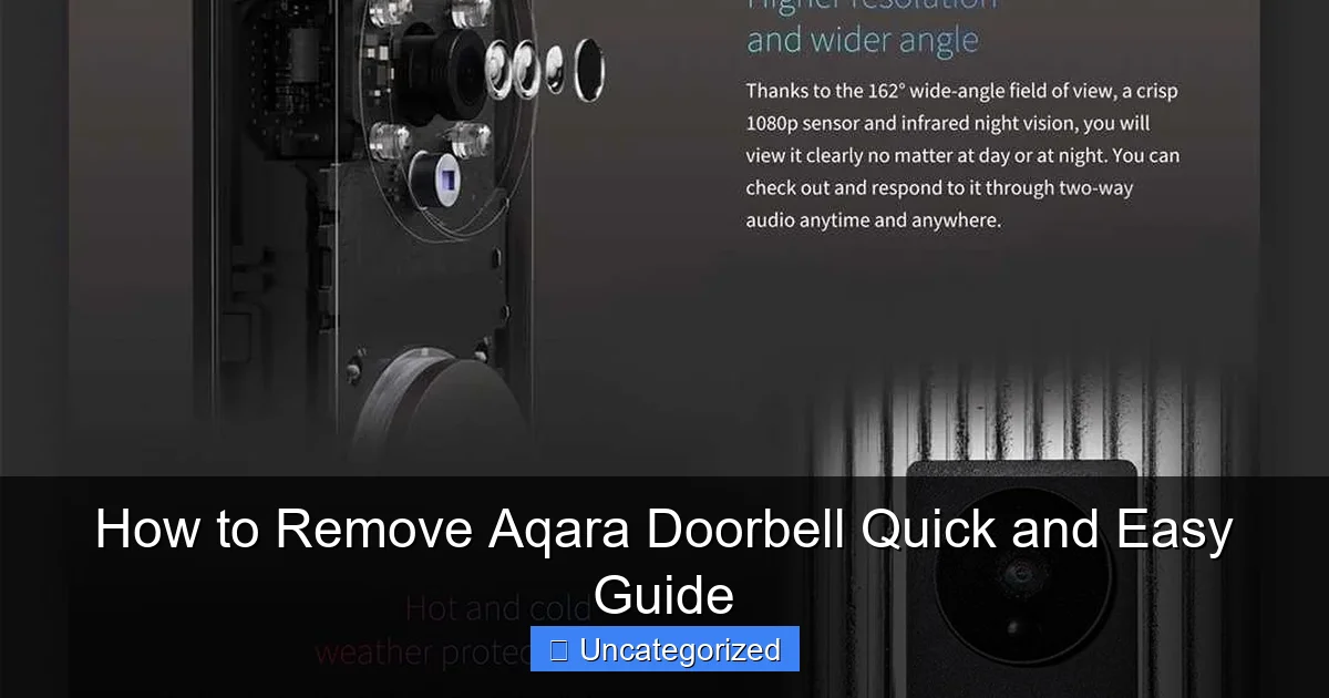 How to Remove Aqara Doorbell Quick and Easy Guide