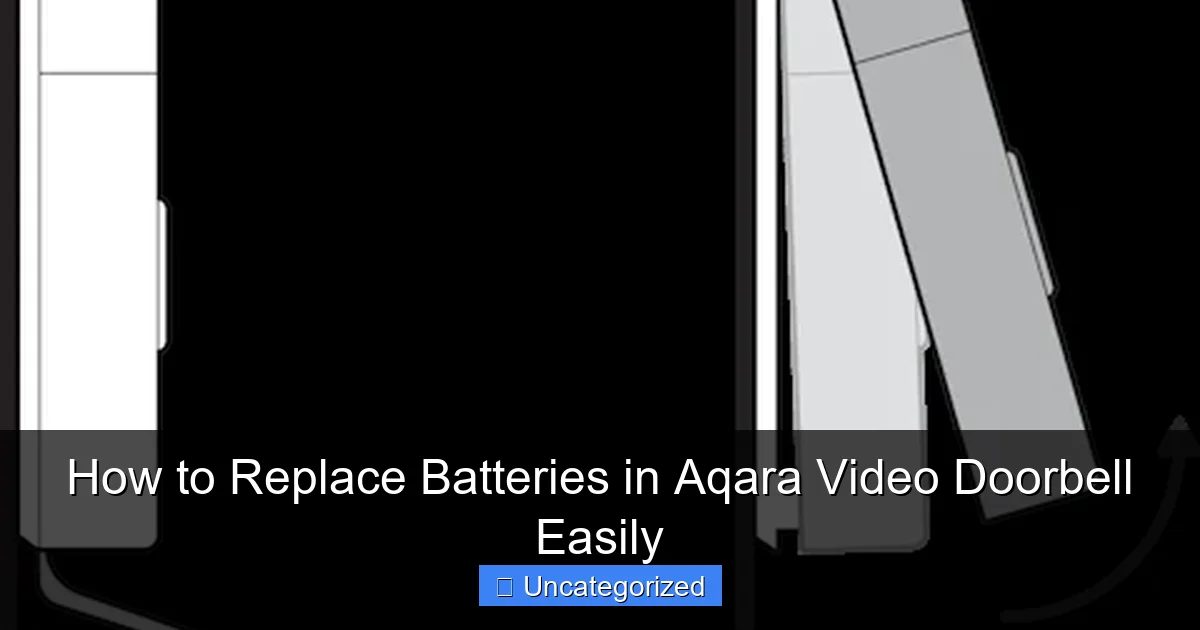 How to Replace Batteries in Aqara Video Doorbell Easily