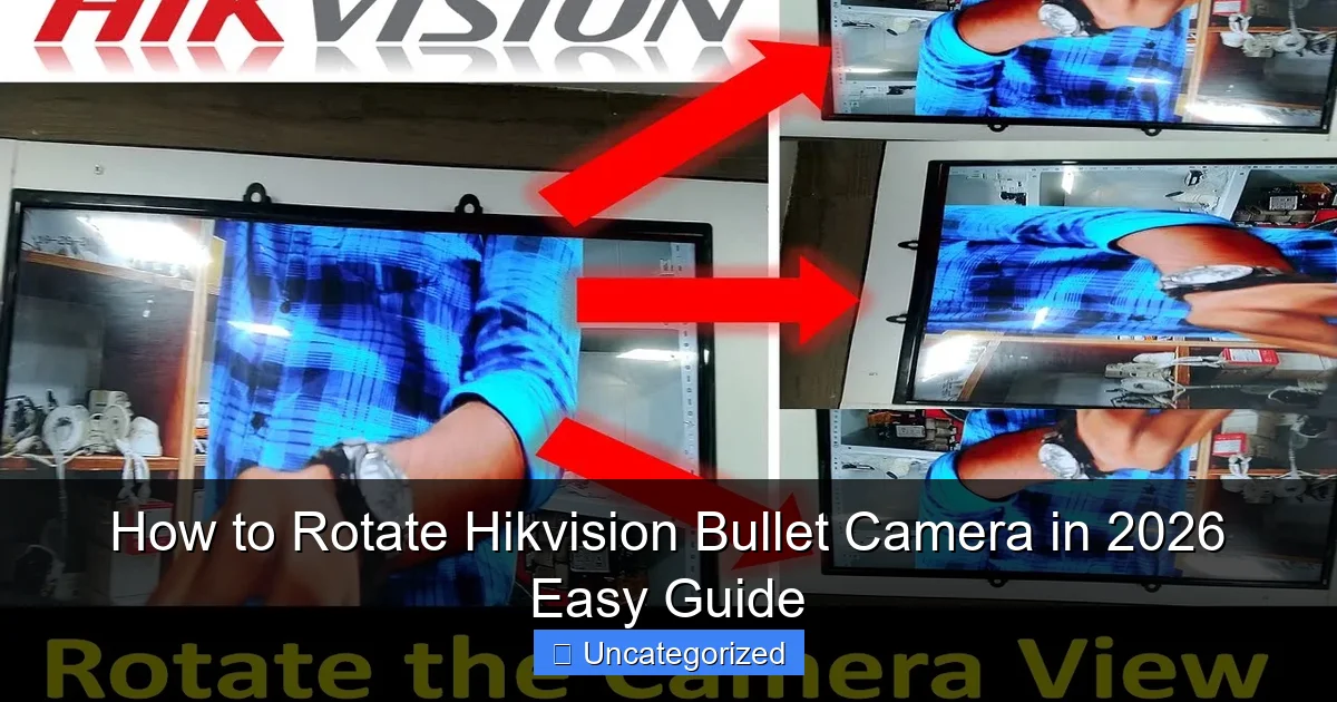 How to Rotate Hikvision Bullet Camera in 2026 Easy Guide