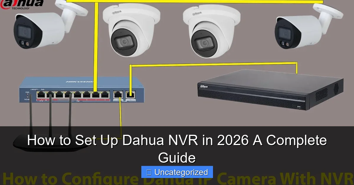 How to Set Up Dahua NVR in 2026 A Complete Guide