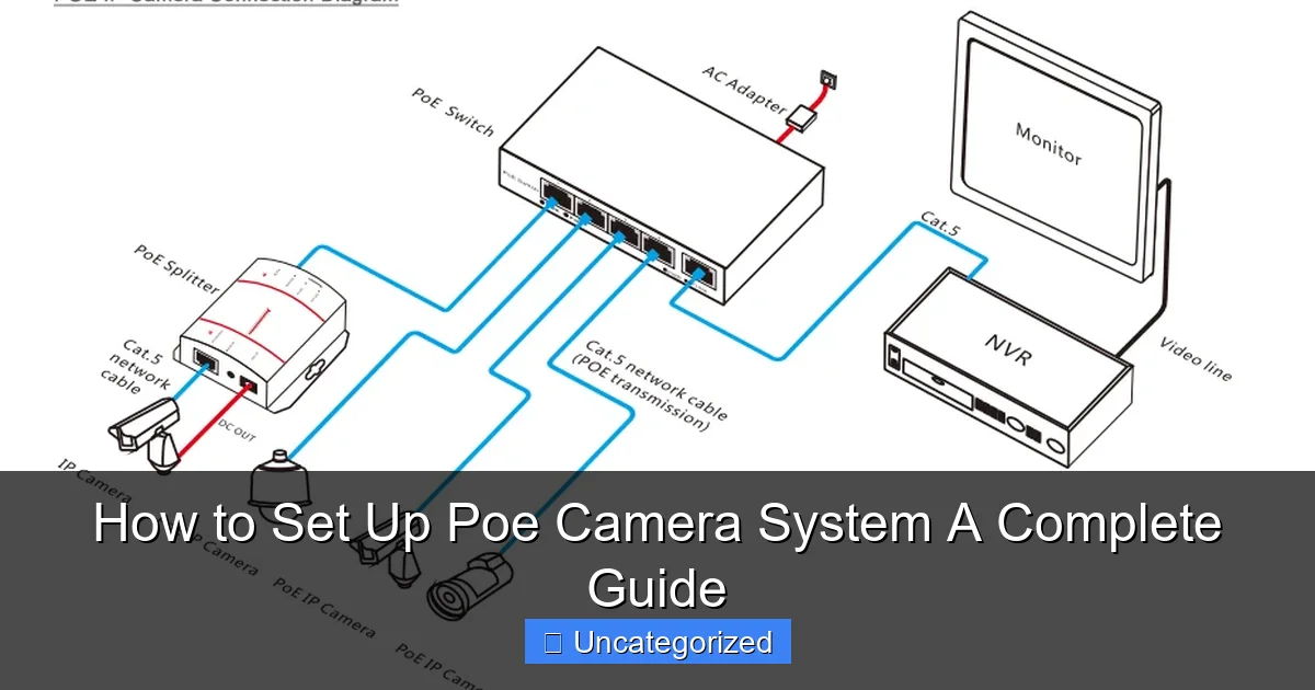 How to Set Up Poe Camera System A Complete Guide