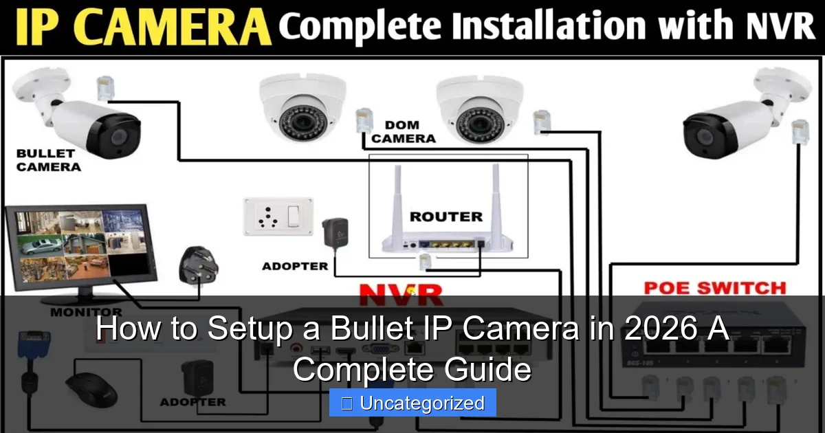 How to Setup a Bullet IP Camera in 2026 A Complete Guide