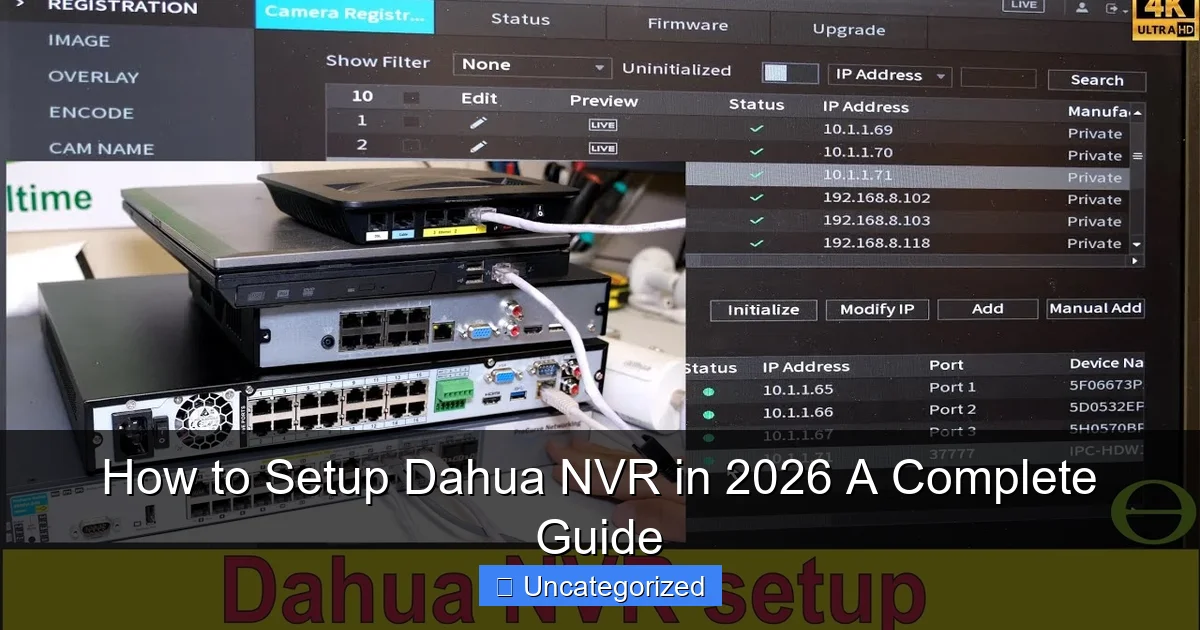 How to Setup Dahua NVR in 2026 A Complete Guide