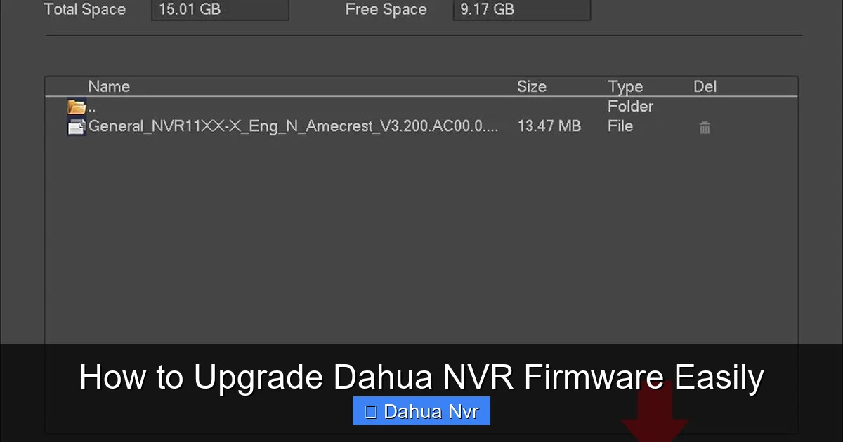 Featured image for How to Upgrade Dahua NVR Firmware Easily
