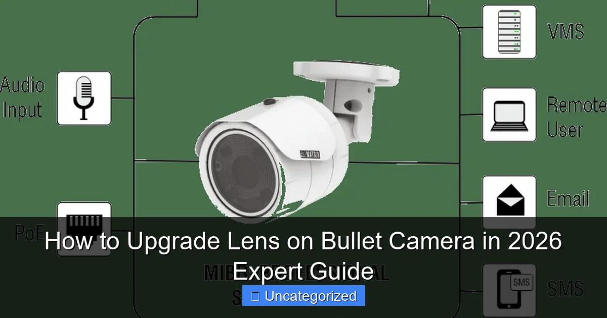 How to Upgrade Lens on Bullet Camera in 2026 Expert Guide