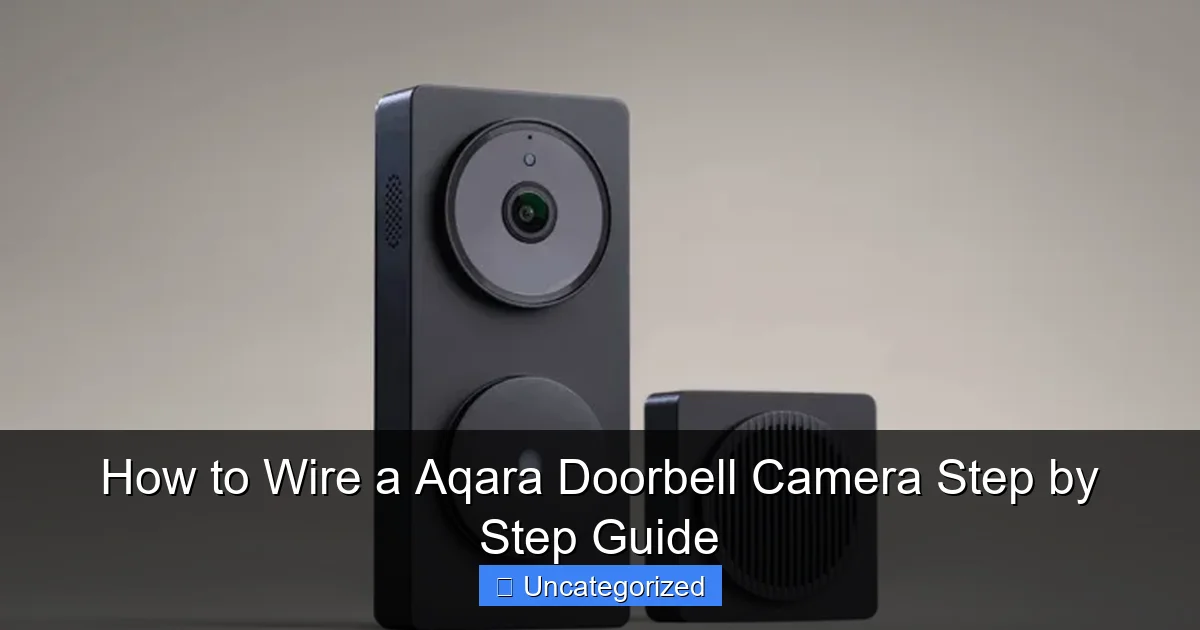 How to Wire a Aqara Doorbell Camera Step by Step Guide