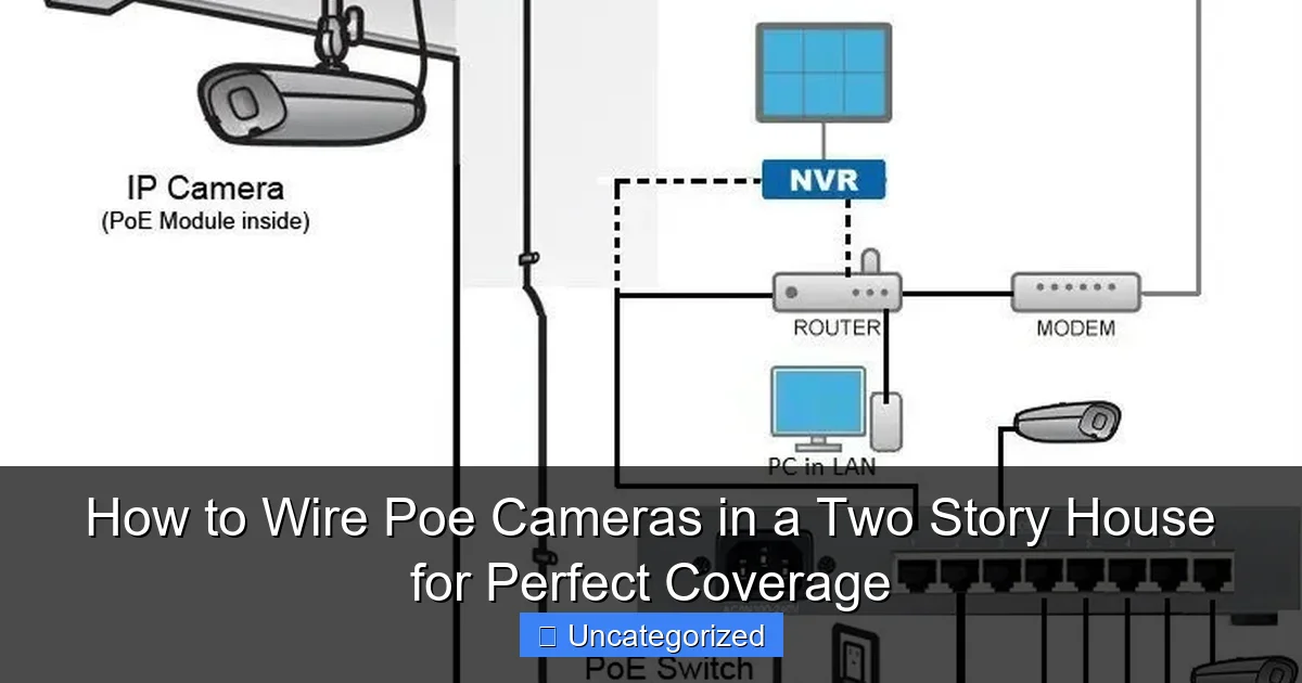How to Wire Poe Cameras in a Two Story House for Perfect Coverage