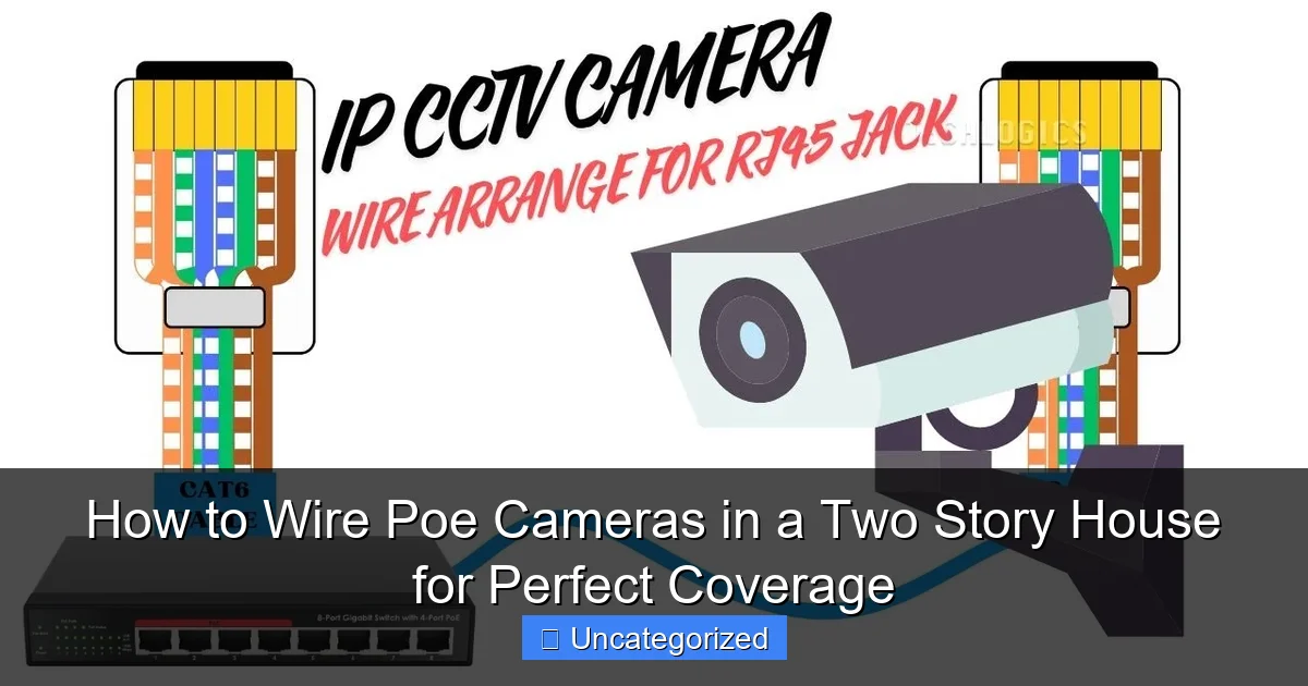 How to Wire Poe Cameras in a Two Story House for Perfect Coverage