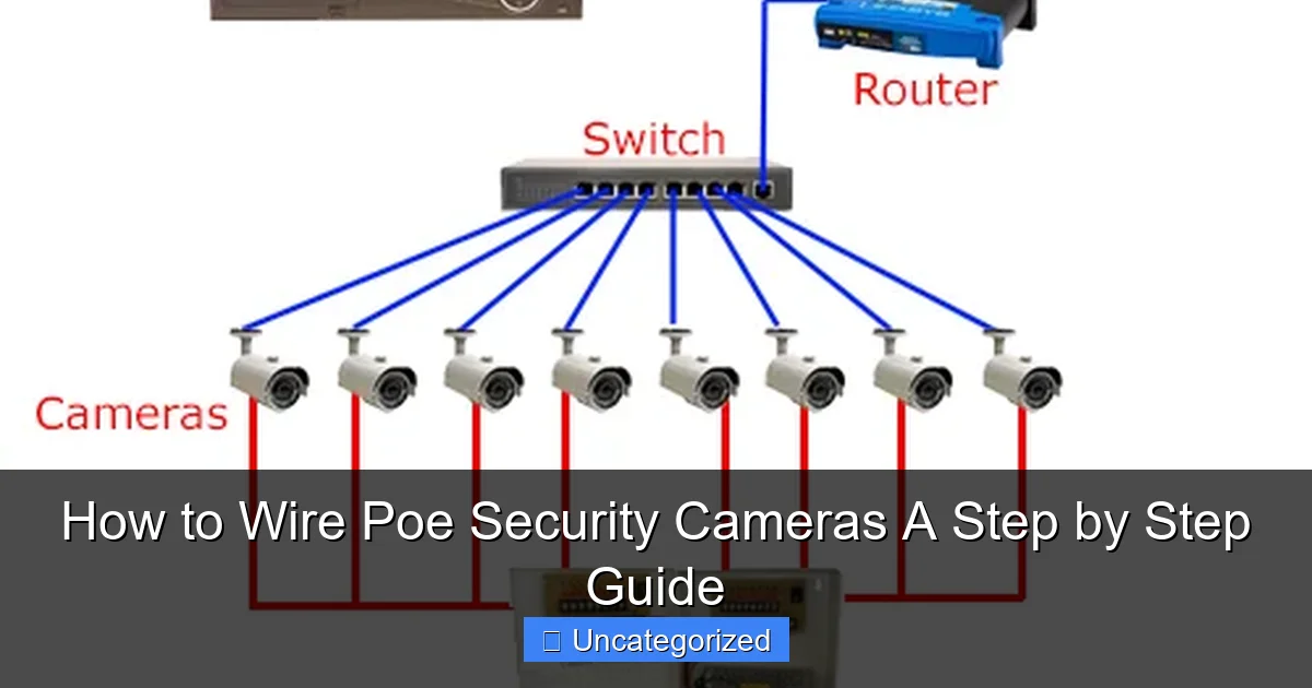 How to Wire Poe Security Cameras A Step by Step Guide