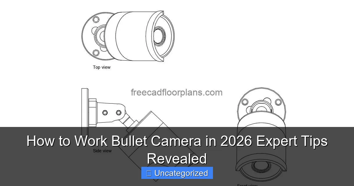 How to Work Bullet Camera in 2026 Expert Tips Revealed