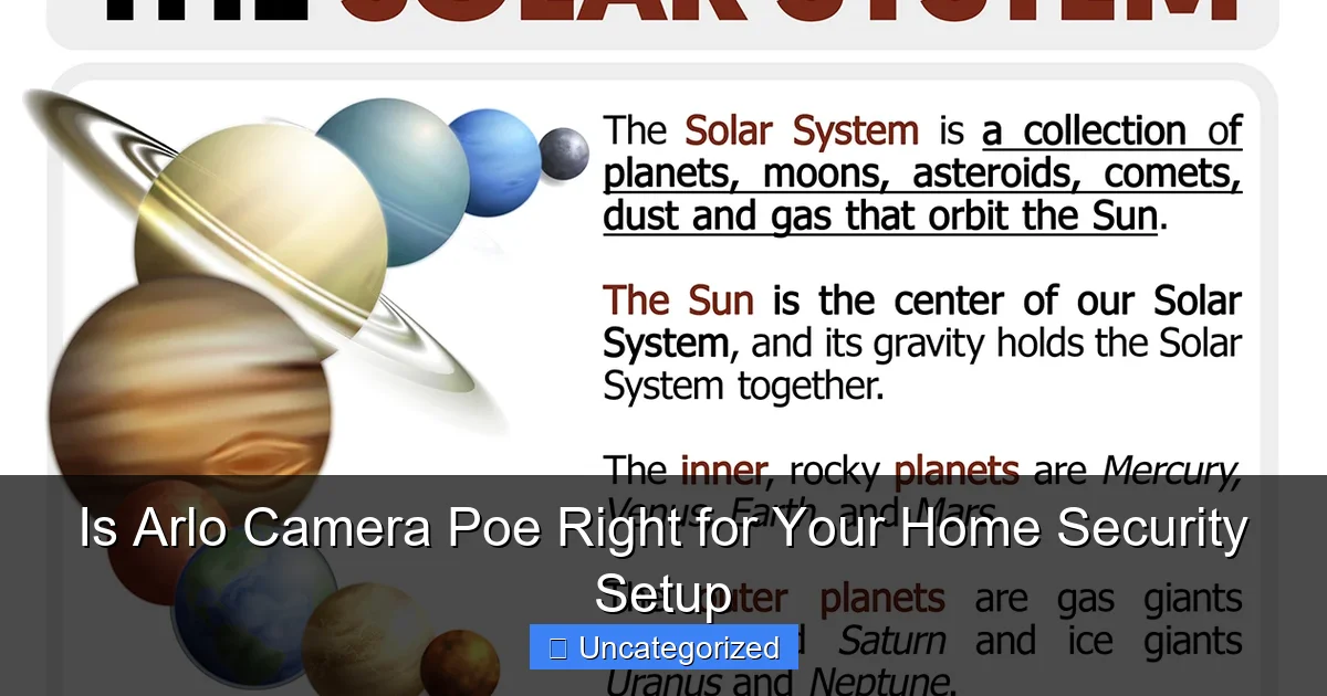 Is Arlo Camera Poe Right for Your Home Security Setup