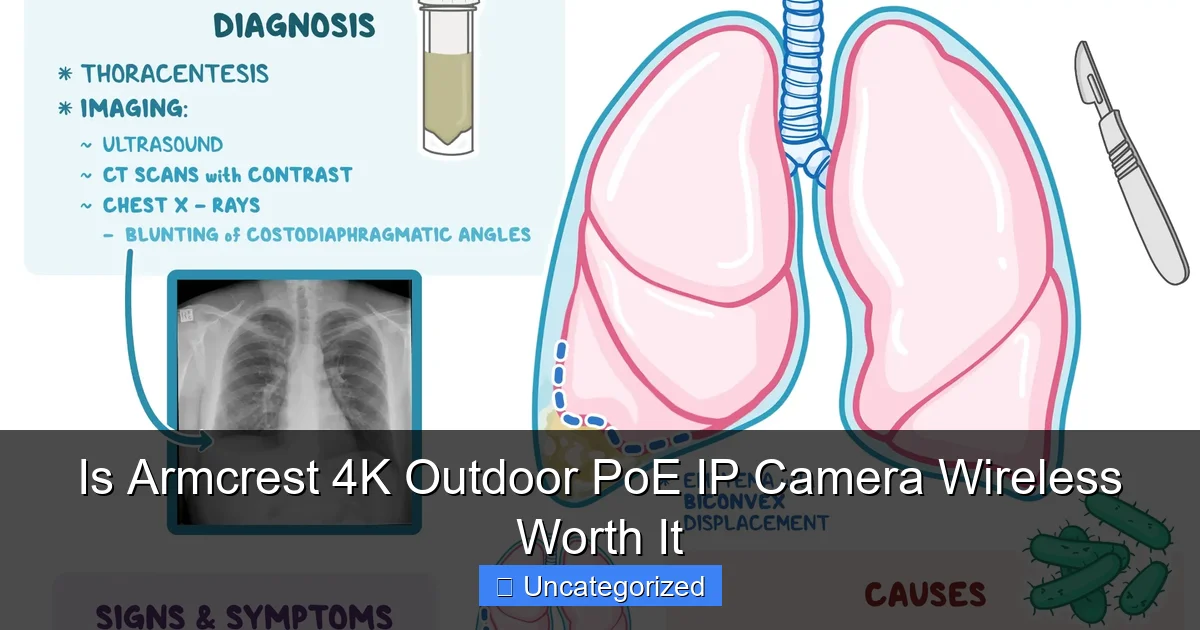 Is Armcrest 4K Outdoor PoE IP Camera Wireless Worth It