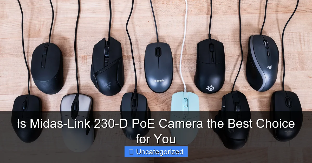 Is Midas-Link 230-D PoE Camera the Best Choice for You