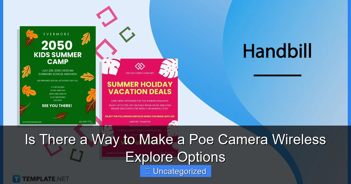Is There a Way to Make a Poe Camera Wireless Explore Options