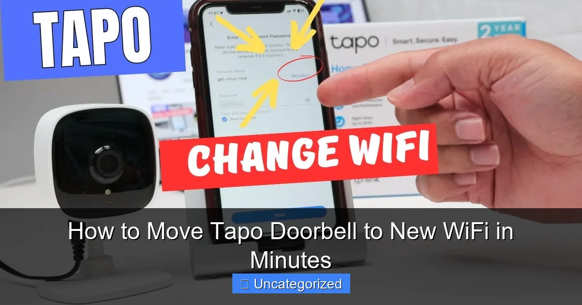 How to Move Tapo Doorbell to New WiFi in Minutes