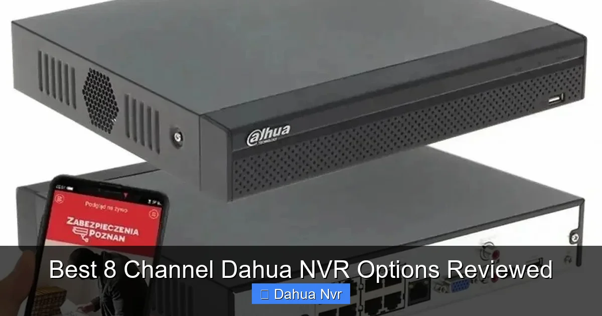 Featured image for Best 8 Channel Dahua NVR Options Reviewed