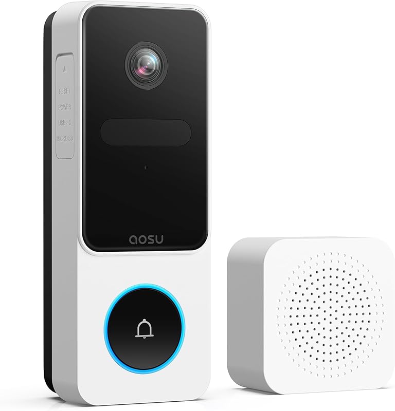 aosu Doorbell Camera Wireless Head-to-Toe View