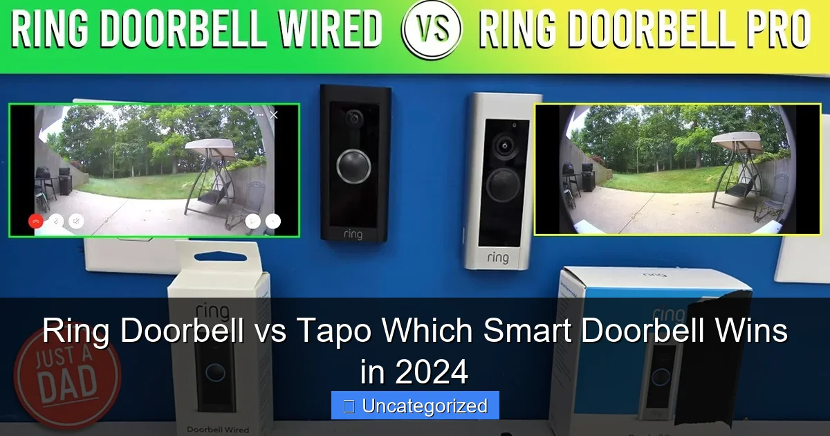 Ring Doorbell vs Tapo Which Smart Doorbell Wins in 2024