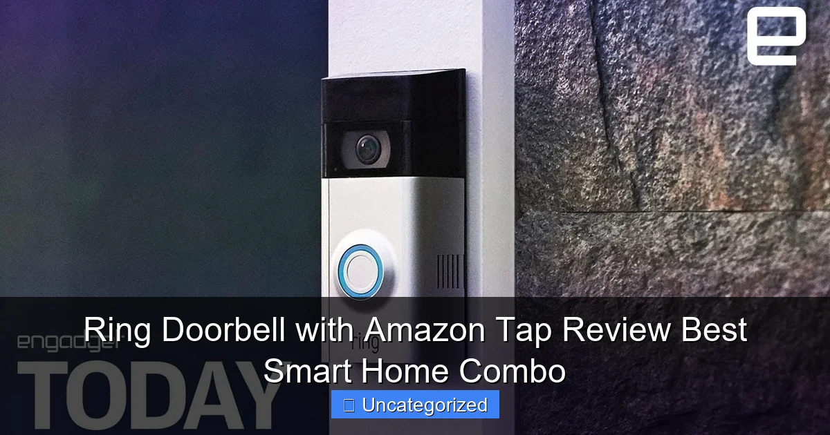 Ring Doorbell with Amazon Tap Review Best Smart Home Combo