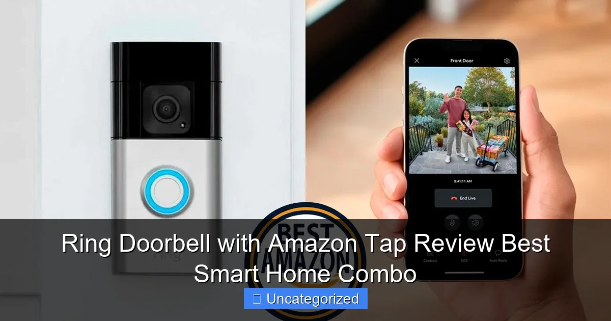 Ring Doorbell with Amazon Tap Review Best Smart Home Combo