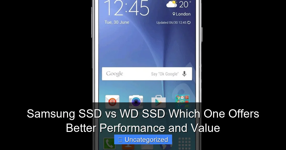 Samsung SSD vs WD SSD Which One Offers Better Performance and Value